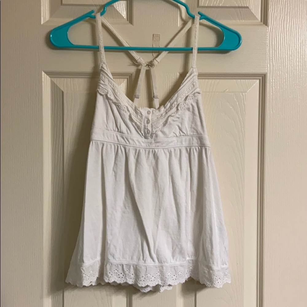 White tank top